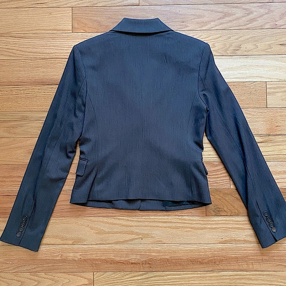 BCBG Tailored 2-Button Charcoal Suit Jacket - BNWT - Picture 3 of 10